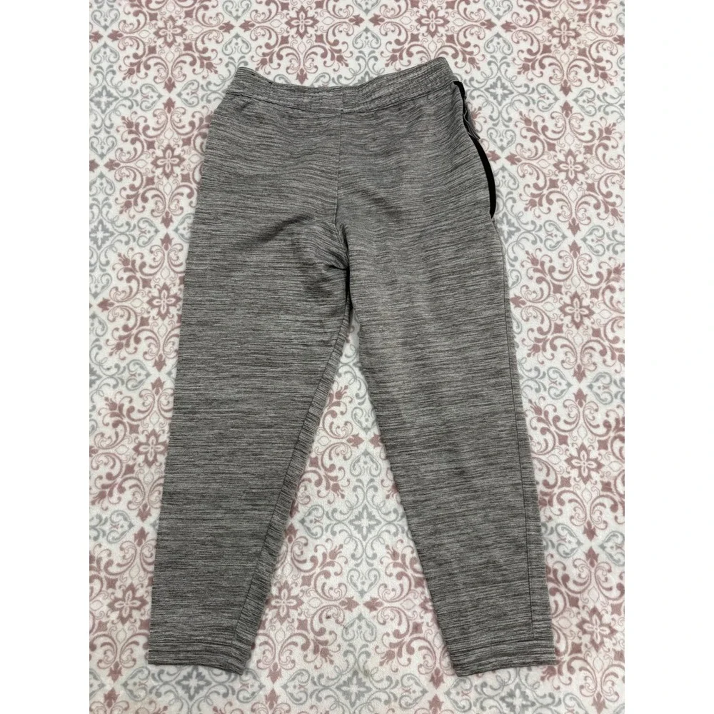 Nike Boys Grey Heather Therma-FIT Tapered Training Jogger Pants Size L